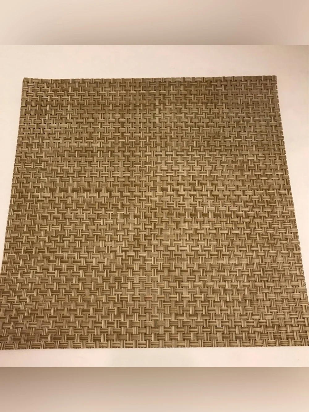 BOHO Wicker woven placemats (4) 14 X 14
